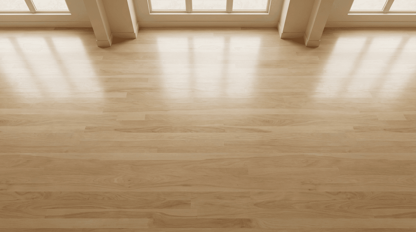 Bright residential interior with an inspection clipboard in the foreground